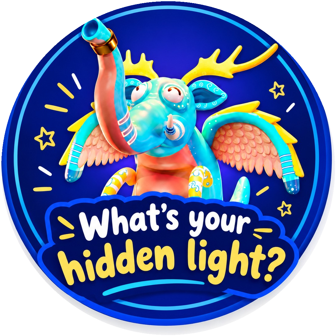 What's your hidden light? — official badge of the Unlocking premiere